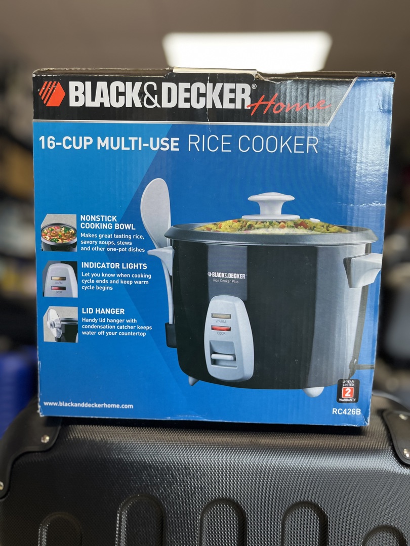 BLACK + DECKER 16-Cup Rice Cooker 