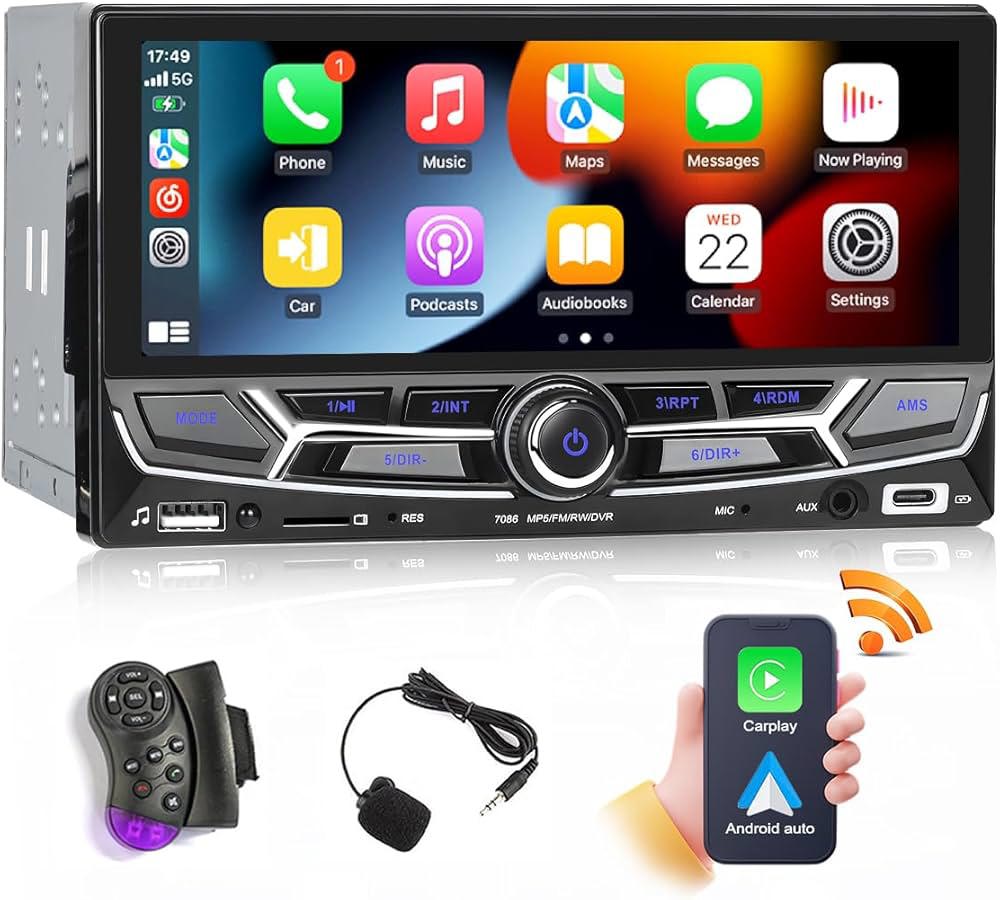 Double Din Bt Car Stereo Free Gb Sd Card Ecay