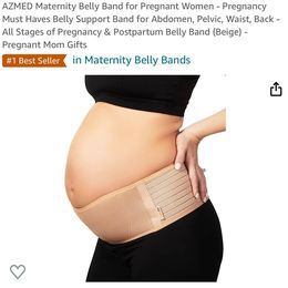 AZMED Maternity Belly Band for Pregnant Women