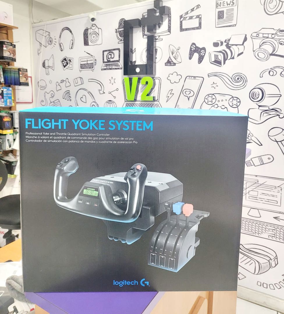 Logitech G Flight Simulator Yoke System with Throttle Quadrant