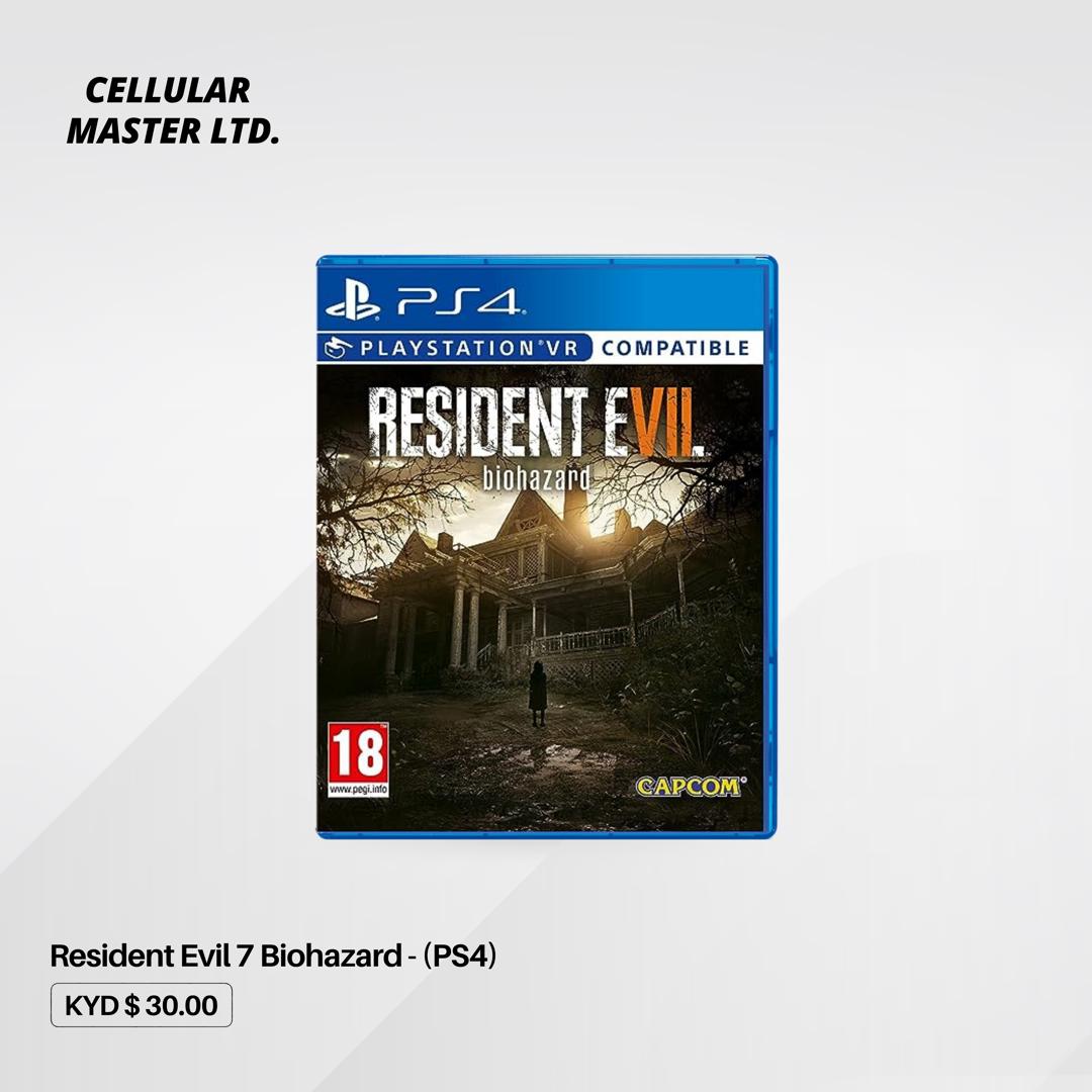 Resident evil 7 discount biohazard ps4 vr