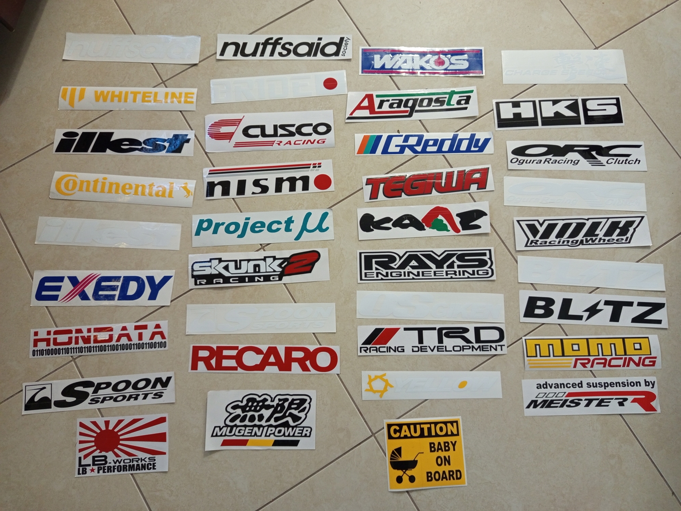 PREMIUM Car Stickers. Approximately 12inches each. Limited Stocks Only ...