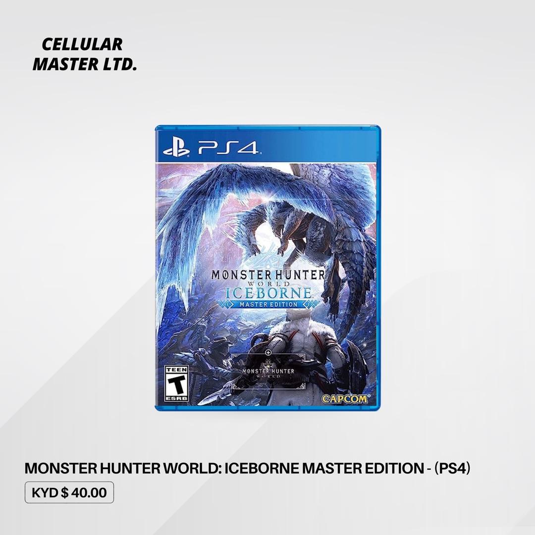 Iceborne Hunter World: - Monster Edition PS4 ecay Master -