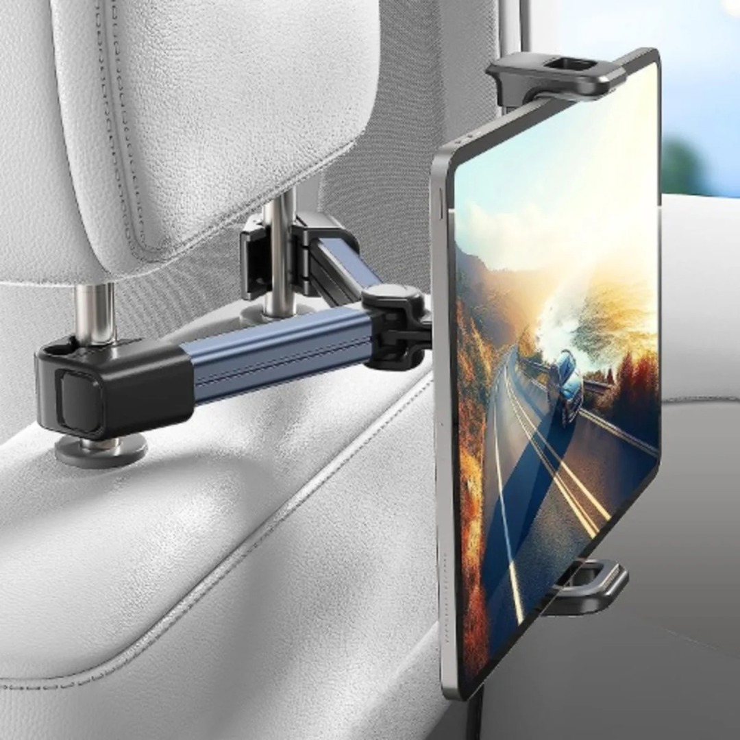 Tablet Holder for Car Headrest ,Adjustable iPad Headrest Mount for Car ...