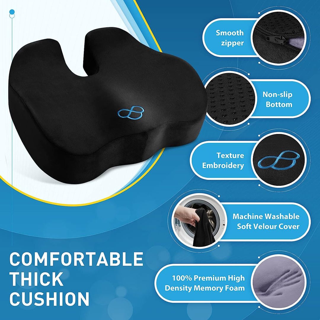 Thick seat cushion for office online chair