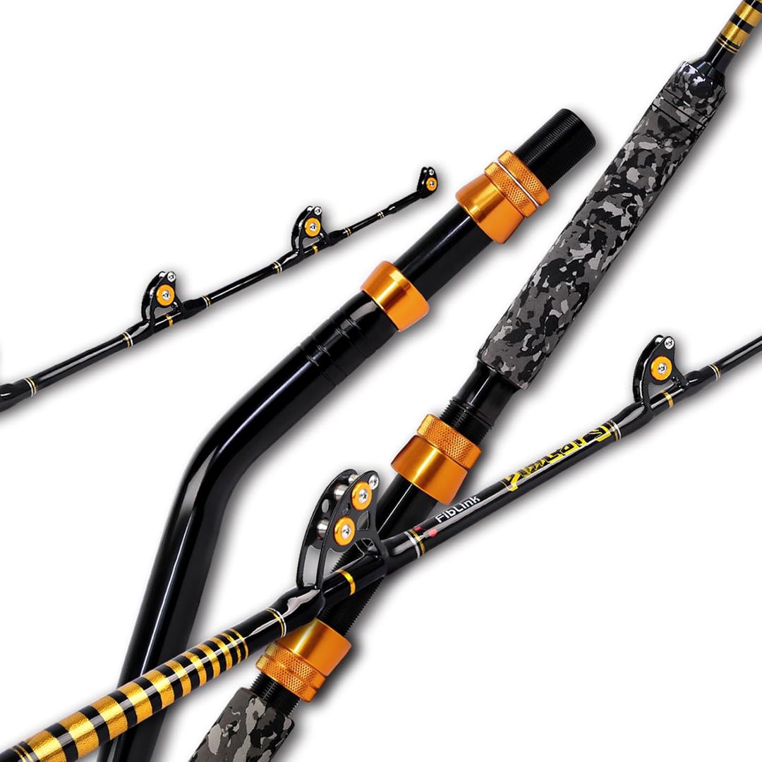 Rod With Rope Loop Trolling & Casting Rods + Hook Sticks + Anchor Rope - ecay