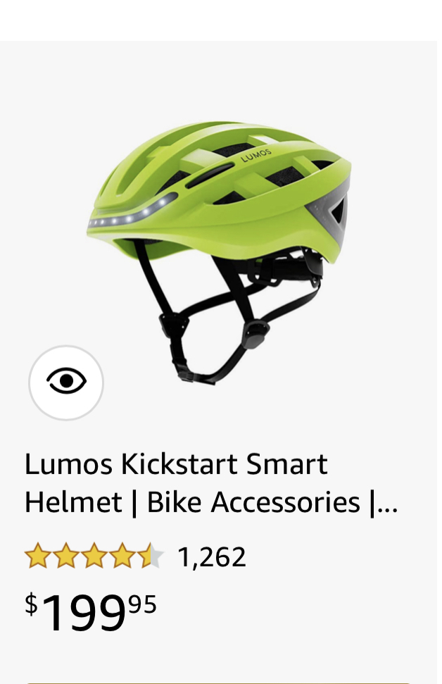 Lumos kickstart best sale smart bike helmet