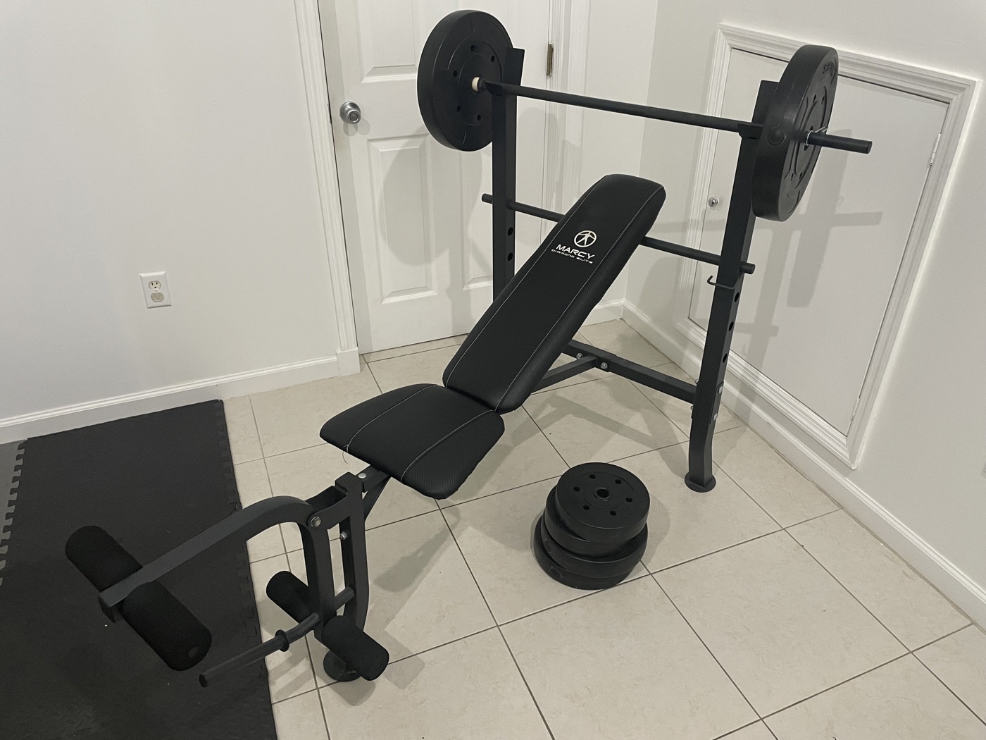 Bench press bar discount for sale near me