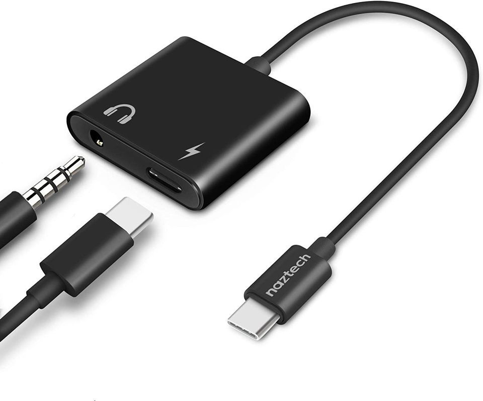 Naztech USB-C To 3.5mm Audio Adapter [Instant Plug & Play] Connects ...