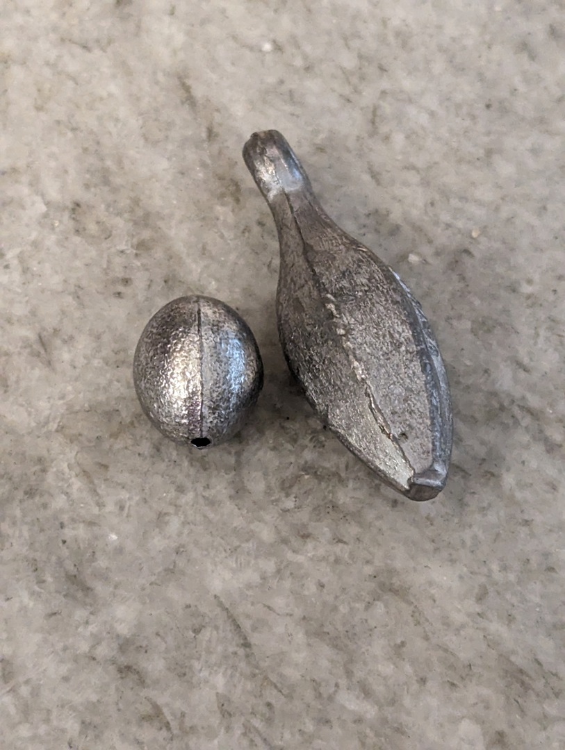 50 1 Oz Egg Sinkers For Fishing other sizes avaible also 