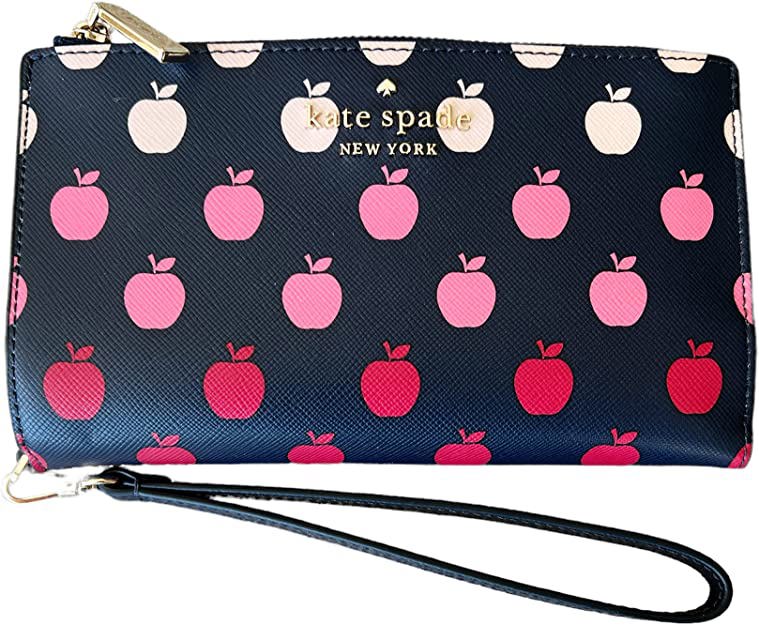 KATE SPADE STACI PHONE WALLET WRISTLET ORCHARD DEGRADE IN BLUE MULTI - ecay