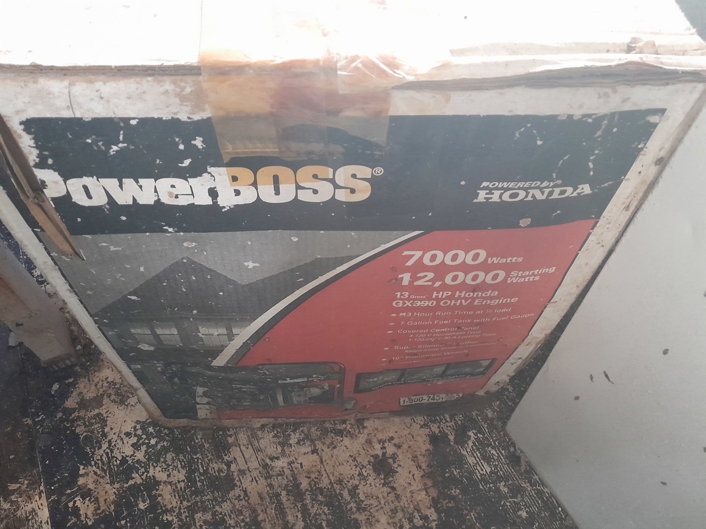 Brand New (In Box) 7000 Watt PowerBoss Generator With 12,000 Starting ...