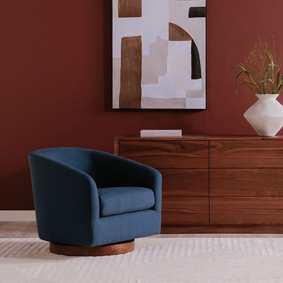 Brand New Oscy Swivel Accent Chair - ecay