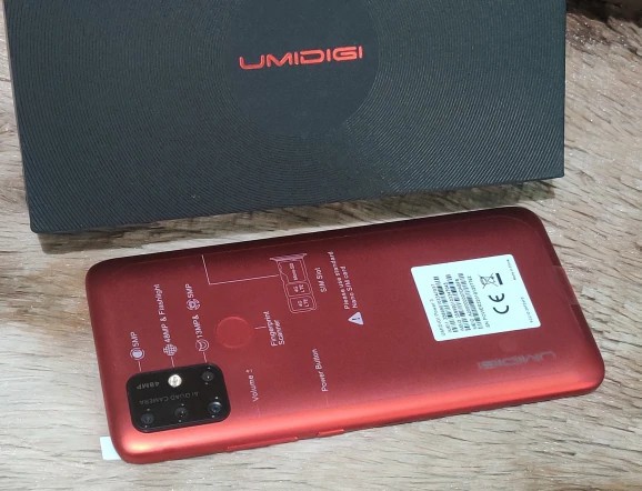 【定番限定SALE】Umidigi power3 Red スマートフォン本体