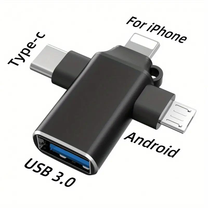 3 In 1 Usb C To Usb Adapter,usb A To Usb C Camera Adapter,usb Adapter ...
