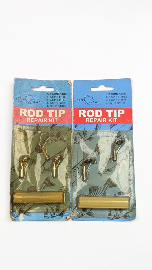 NEW Fishing Rod Tip Repair Kits - Price Is For Both - ecay