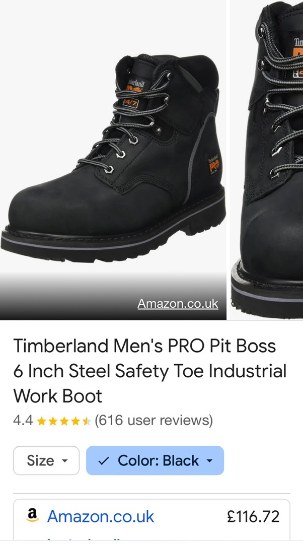 Men’s Timberland Pro safety boots - ecay