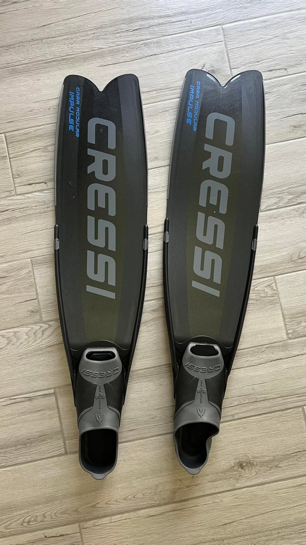 Cressi Gara Modular Impulse Spearfishing Fins Black