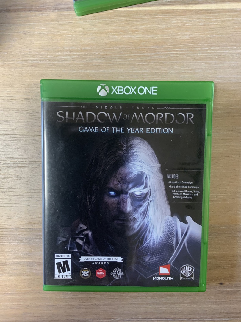 Middle-earth Shadow of Mordor Game of the Year Edition